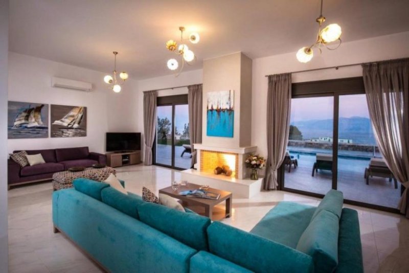 Agios Nikolaos Moderne Villa mit 6 Zimmern und großzügigem Pool - Strand zu Fuß erreichbar Haus kaufen